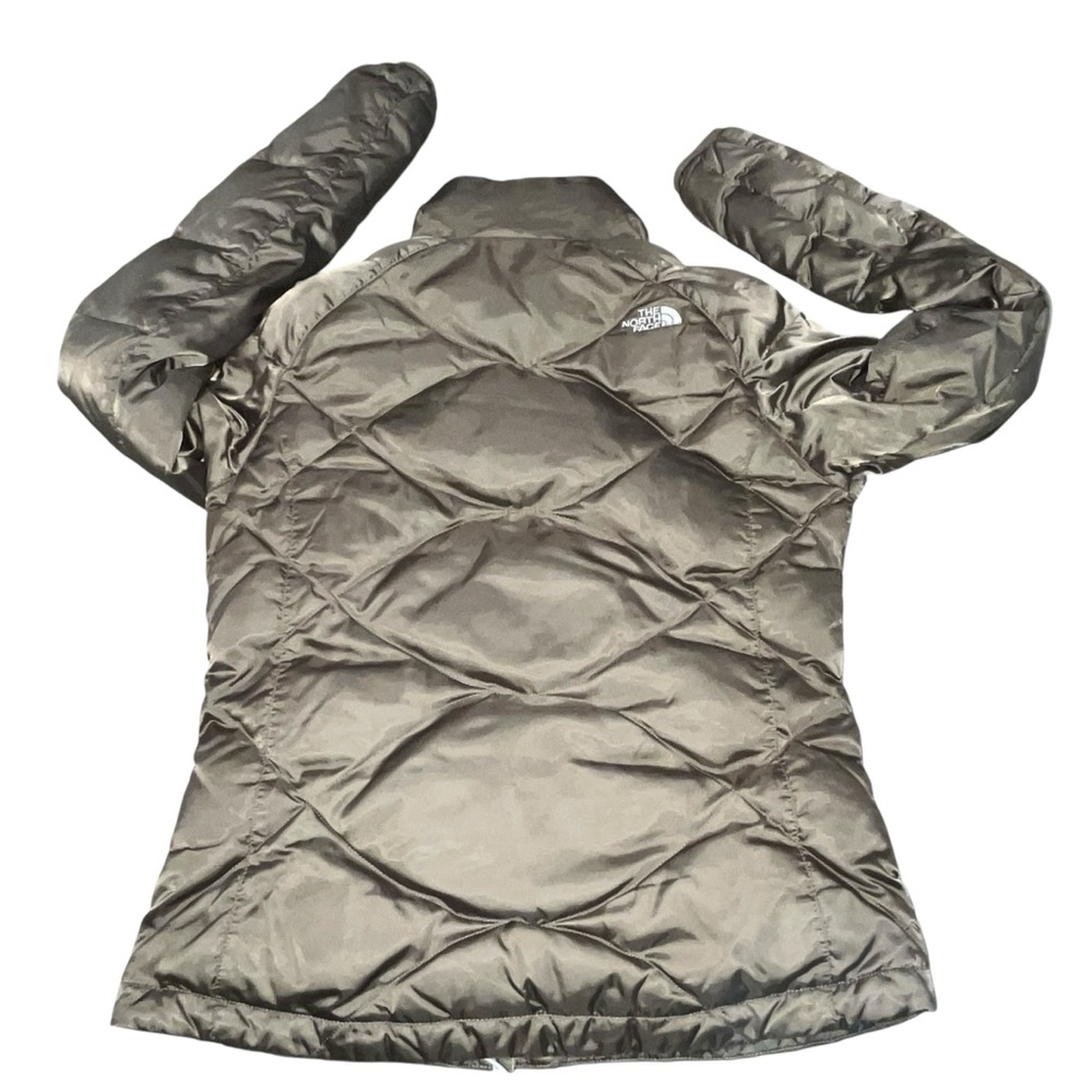 The North Face 550 Bronze Satin Down Puffer Jacket Coat Women’s size Small - Picture 5 of 14